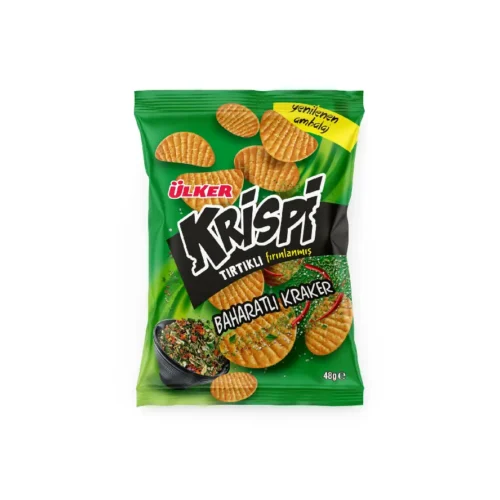 Ülker Krispi Tırtıklı Baharatlı Kraker 48 G