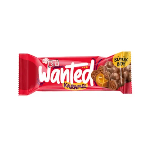 Eti Wanted Sütlü Çikolata Kaplı Karamelli Bar 32 G