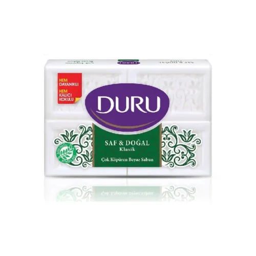 Duru Beyaz Sabun Klasik 4 Lü 600 G Duru Beyaz Sabun Klasik 4 Lü 600 G