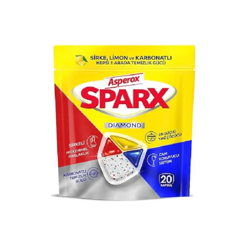 Asperox Sparx Bulaşık Makinesi Tableti 20'li Asperox Sparx Bulaşık Makinesi Tableti 20'li