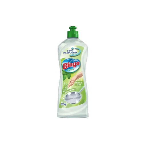 Bingo Sıvı Bulaşık Detarjanı Hassas Eller 675 G Bingo Sıvı Bulaşık Detarjanı Hassas Eller 675 G