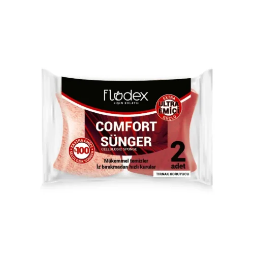 Flodex Comfort Selilozik Sünger 2'li Flodex Comfort Selilozik Sünger 2'li