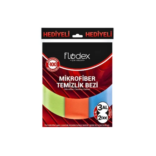 Flodex 3 Al 2 Öde Mikrofiber Temizlik Bezi Flodex 3 Al 2 Öde Mikrofiber Temizlik Bezi
