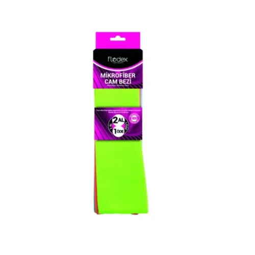 Flodex 2 Al 1 Öde Mikrofiber Cam Temizleme Bezi Flodex 2 Al 1 Öde Mikrofiber Cam Temizleme Bezi