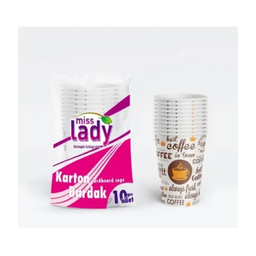 Miss Lady 10 Lu Karton Bardak Miss Lady 10 Lu Karton Bardak