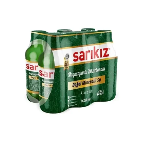 Sarıkız Sade Maden Suyu 250 ml 6'lı