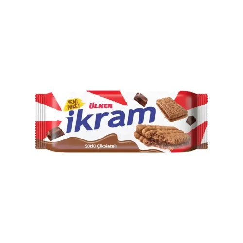 Ülker İkram Kremalı Bisküvi Çikolatalı 84 G