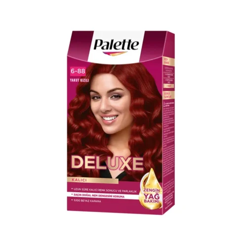 Palette Deluxe 6-88 Yakut Kızılı Saç Boyası 115 Ml Palette Deluxe 6-88 Yakut Kızılı Saç Boyası 115 Ml