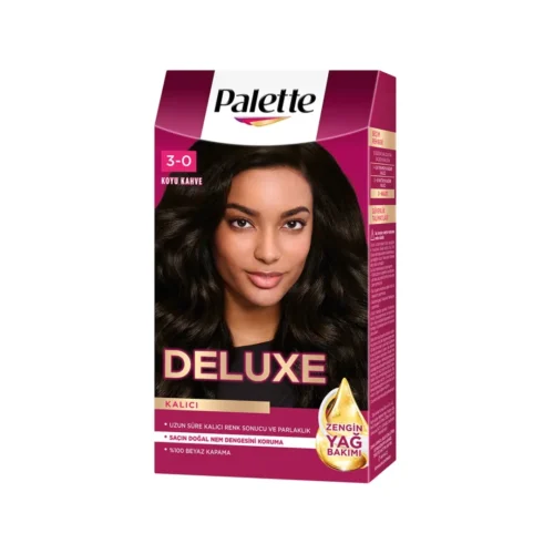 Palette Deluxe 3-0 Koyu Kahve Saç Boyası 115 Ml Palette Deluxe 3-0 Koyu Kahve Saç Boyası 115 Ml