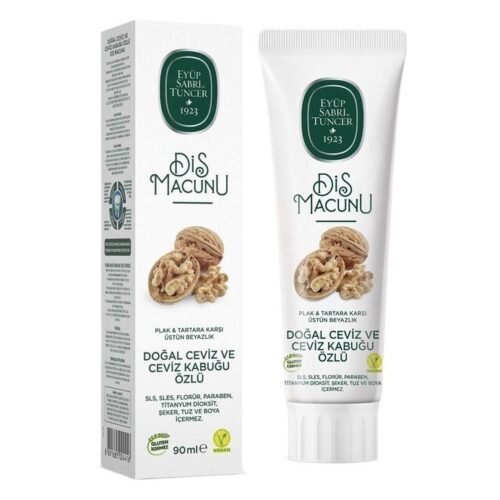 Eyüp Sabri Tuncer Diş Macunu Doğal Ceviz Ve Ceviz Kabuğu Özlü 90 Ml
